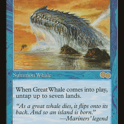 Great Whale (USG-077) - Urza's Saga
