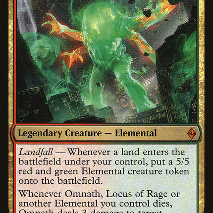 Omnath, Locus of Rage (BFZ-217) - Battle for Zendikar