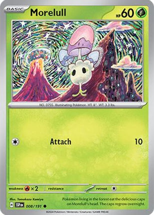 Morelull 008/191  - Reverse Holofoil SV08 Surging Sparks - Common