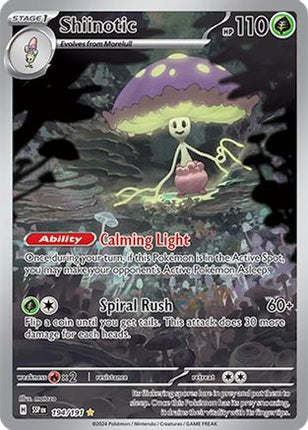 Shiinotic 194/191  - Holofoil SV08 Surging Sparks - Illustration Rare