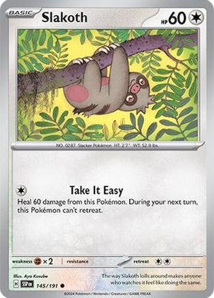 Slakoth 145/191  SV08 Surging Sparks - Common