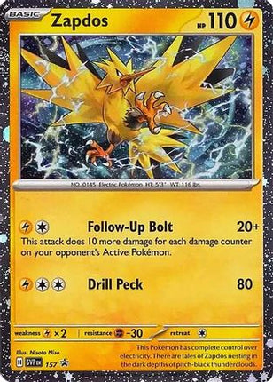 Zapdos 157  - Holofoil SV Scarlet & Violet Promo Cards - Promo