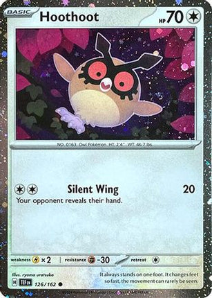 Hoothoot 126/162  - Holofoil Miscellaneous Cards & Products - Promo