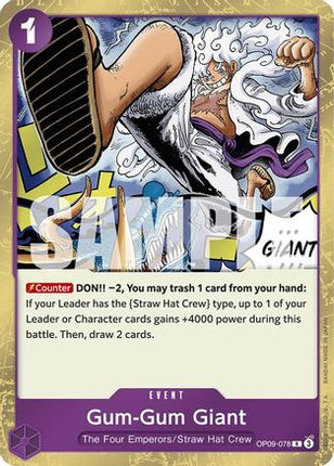 Gum-Gum Giant (OP09-078) - Emperors in the New World Foil