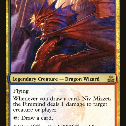 Niv-Mizzet, the Firemind (GPT-123) - Guildpact Foil
