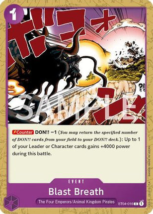 Blast Breath (ST04-016) - Revision Pack Cards