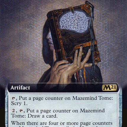 Mazemind Tome (M21-383) - Core Set 2021: (Extended Art) Foil