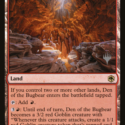 Den of the Bugbear (PPAFR-254) - Adventures in the Forgotten Realms Promos Foil