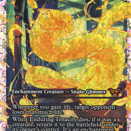 Enduring Tenacity (DSK-400) - Duskmourn: House of Horror: (Showcase) Foil
