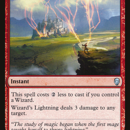 Wizard's Lightning (DOM-152) - Dominaria Foil