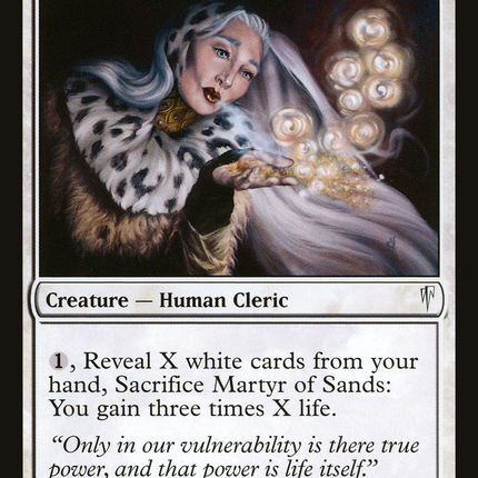 Martyr of Sands (CSP-015) - Coldsnap Foil