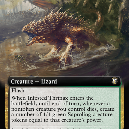 Infested Thrinax (M3C-074) - Modern Horizons 3 Commander: (Extended Art) Foil