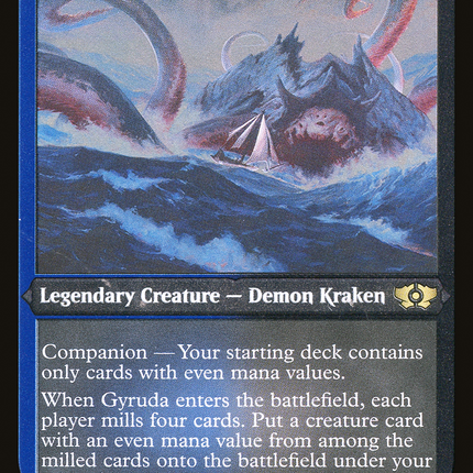 Gyruda, Doom of Depths (Foil Etched) (MUL-107) - Multiverse Legends: (companion) Foil