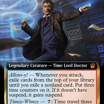 The Tenth Doctor (WHO-446) - Doctor Who: (Extended Art) Foil