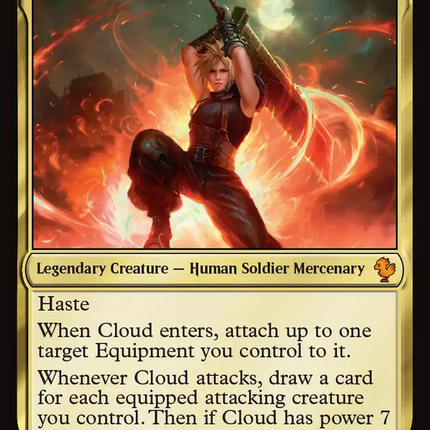 Cloud, Ex-SOLDIER (FIC-221) - Commander: FINAL FANTASY Foil