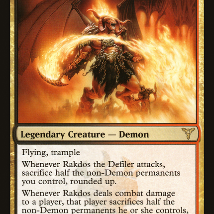 Rakdos the Defiler (DIS-129) - Dissension Foil