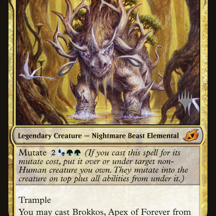 Brokkos, Apex of Forever (PPIKO-179) - Ikoria: Lair of Behemoths Promos Foil