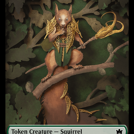 Squirrel (BLB-023) - Bloomburrow Tokens
