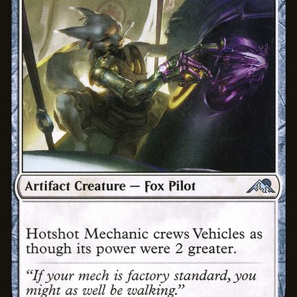 Hotshot Mechanic (NEO-016) - Kamigawa: Neon Dynasty Foil