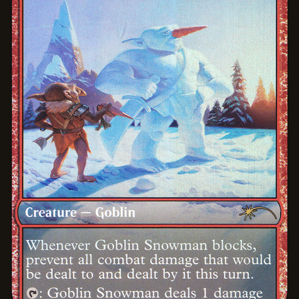 Goblin Snowman (SLD-061) - Secret Lair Drop Foil