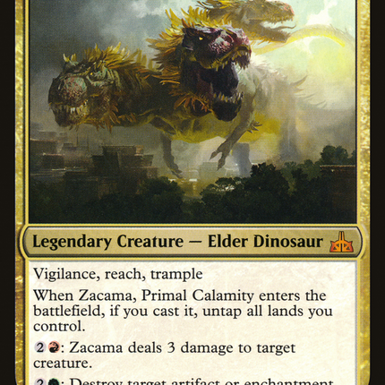 Zacama, Primal Calamity (RIX-174) - Rivals of Ixalan Foil