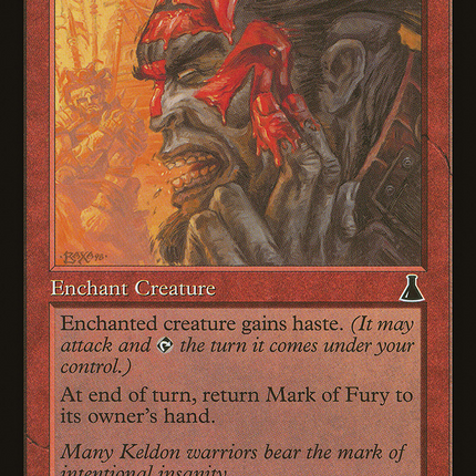 Mark of Fury (UDS-093) - Urza's Destiny