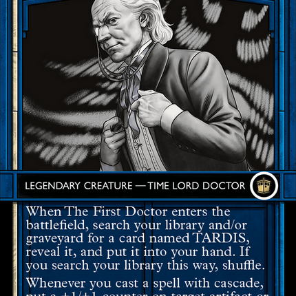 The First Doctor (WHO-552) - Doctor Who: (Showcase) (Borderless)