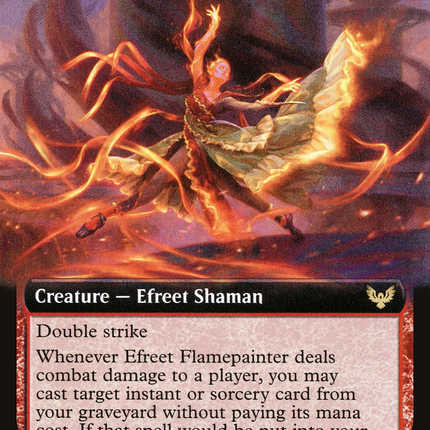 Efreet Flamepainter (STX-310) - Strixhaven: School of Mages: (Extended Art) Foil