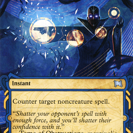 Negate (STA-018) - Strixhaven Mystical Archive: (Showcase) (Borderless) Foil