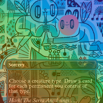 Distant Melody (SLD-1464) - Secret Lair Drop (Borderless) Foil