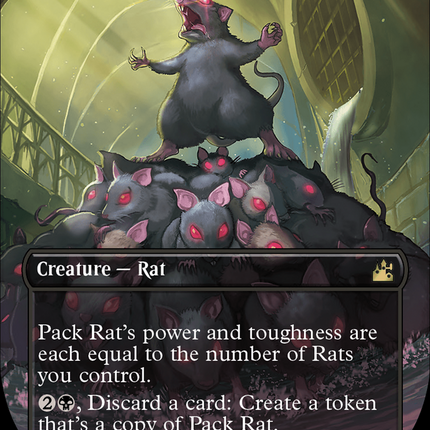 Pack Rat (RVR-426) - Ravnica Remastered (Borderless) Foil