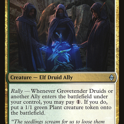 Grovetender Druids (BFZ-212) - Battle for Zendikar