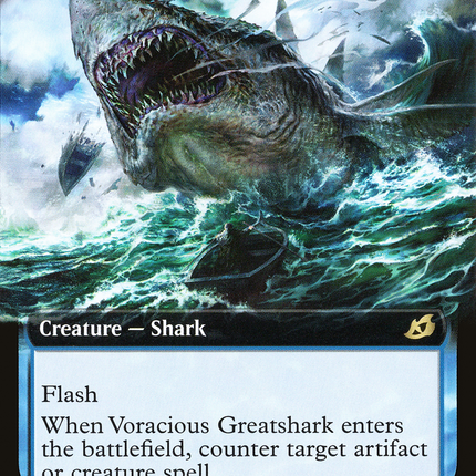 Voracious Greatshark (IKO-320) - Ikoria: Lair of Behemoths: (Extended Art)