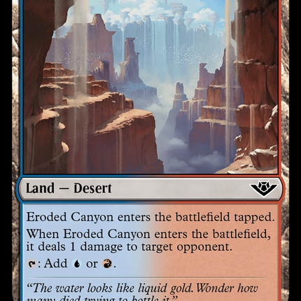 Eroded Canyon (OTJ-256) - Outlaws of Thunder Junction Foil