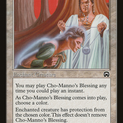 Cho-Manno's Blessing (MMQ-012) - Mercadian Masques Foil