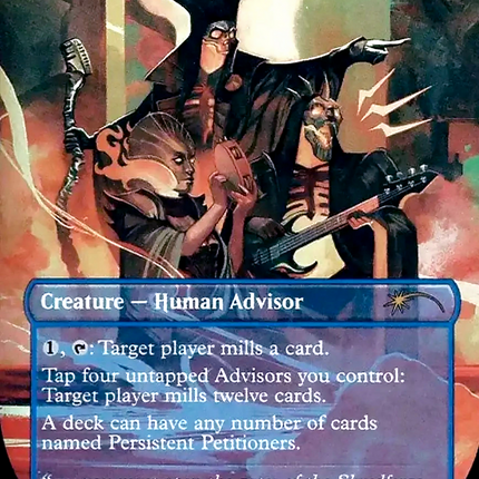 Persistent Petitioners (SLD-601) - Secret Lair Drop (Borderless) Foil