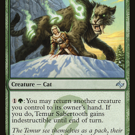 Temur Sabertooth (FRF-141) - Fate Reforged Foil