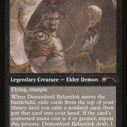 Demonlord Belzenlok (SLD-159★) - Secret Lair Drop Etched Foil