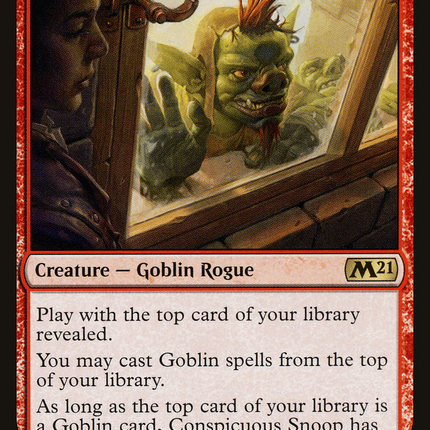 Conspicuous Snoop (M21-139) - Core Set 2021 Foil