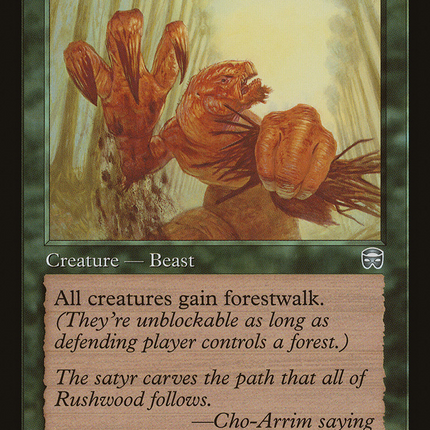 Lumbering Satyr (MMQ-257) - Mercadian Masques Foil
