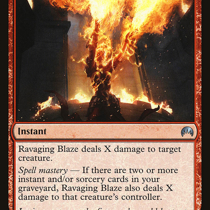 Ravaging Blaze (ORI-159) - Magic Origins Foil