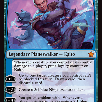 Kaito, Cunning Infiltrator (FDN-044) - Foundations Foil