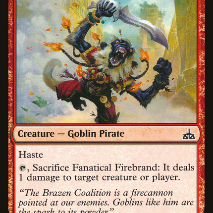 Fanatical Firebrand (RIX-101) - Rivals of Ixalan Foil