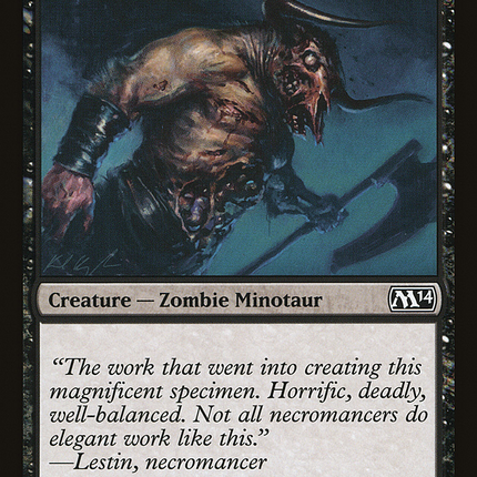 Undead Minotaur (M14-119) - Magic 2014 Foil