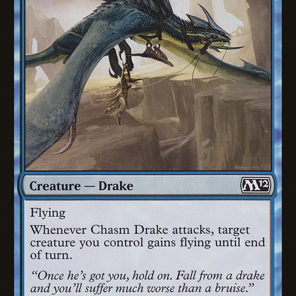 Chasm Drake (M12-048) - Magic 2012 Foil