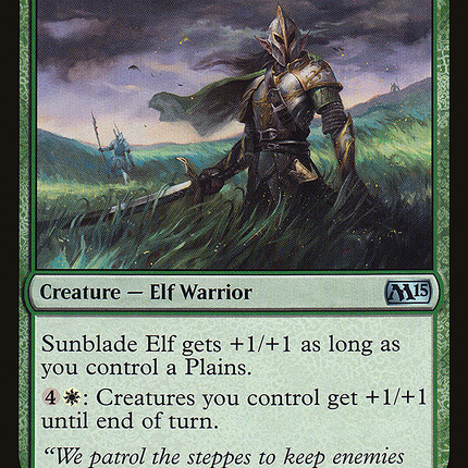 Sunblade Elf (M15-202) - Magic 2015