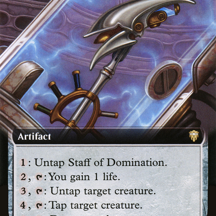 Staff of Domination (CMR-701) - Commander Legends: (Extended Art)