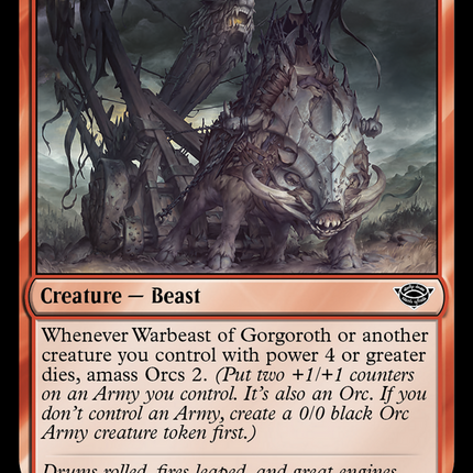 Warbeast of Gorgoroth (LTR-152) - The Lord of the Rings: Tales of Middle-earth