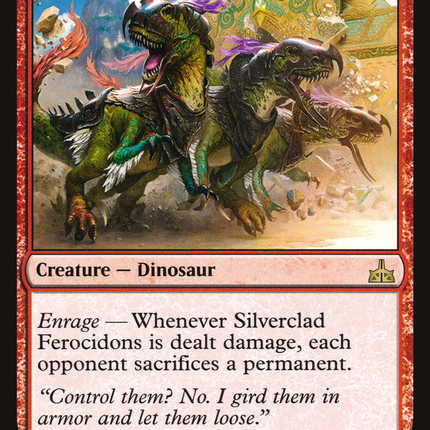 Silverclad Ferocidons (RIX-115) - Rivals of Ixalan