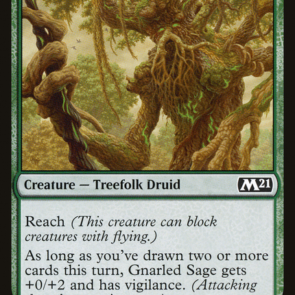 Gnarled Sage (M21-187) - Core Set 2021 Foil